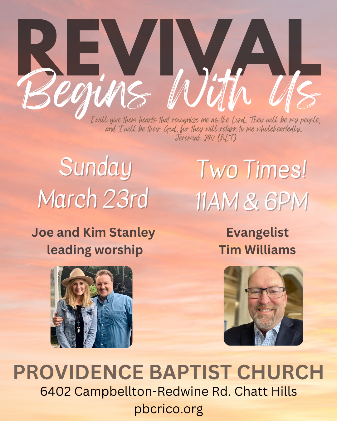 revival flyer